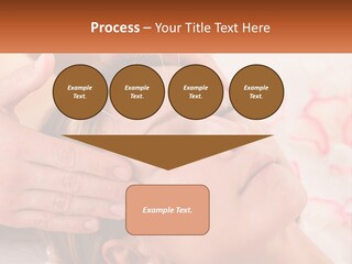 A Woman Getting A Facial Massage At A Spa PowerPoint Template