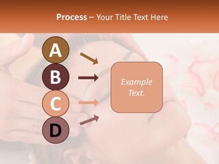 A Woman Getting A Facial Massage At A Spa PowerPoint Template