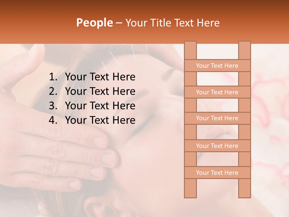 A Woman Getting A Facial Massage At A Spa PowerPoint Template