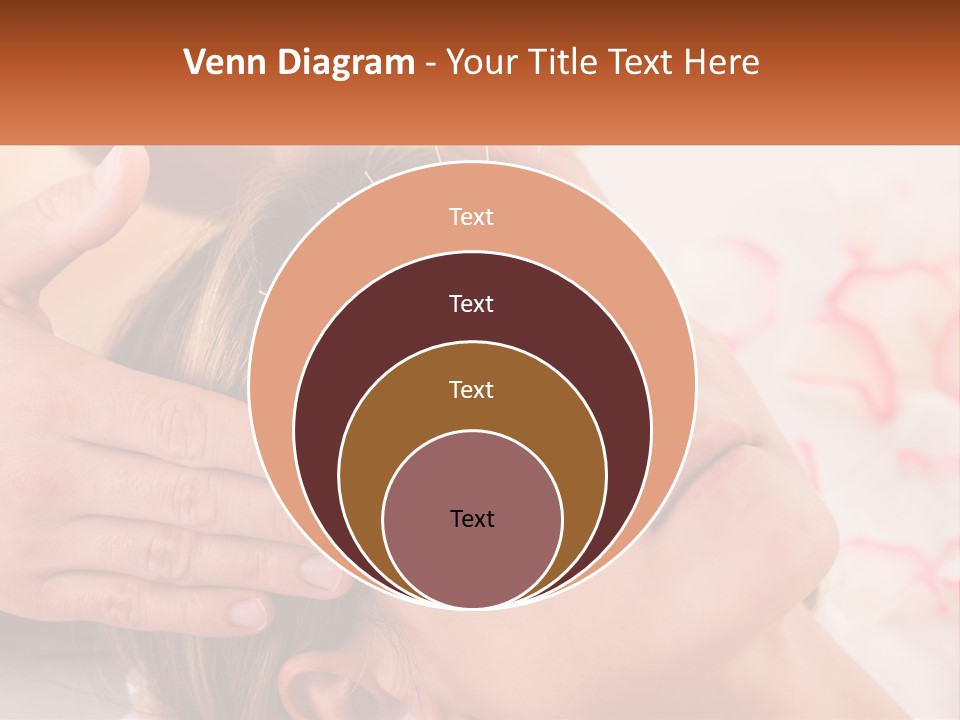 A Woman Getting A Facial Massage At A Spa PowerPoint Template