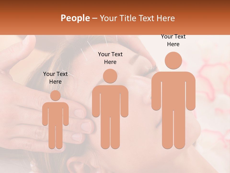 A Woman Getting A Facial Massage At A Spa PowerPoint Template