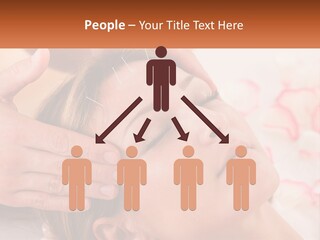 A Woman Getting A Facial Massage At A Spa PowerPoint Template