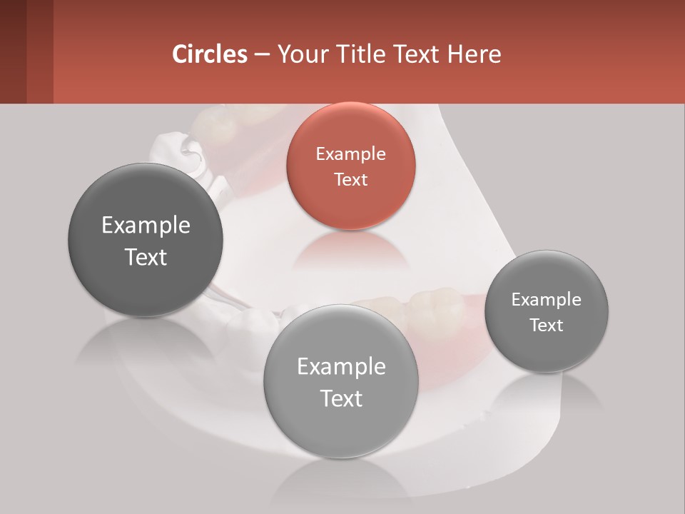 A Dental Model Of A Tooth With A Missing Tooth PowerPoint Template