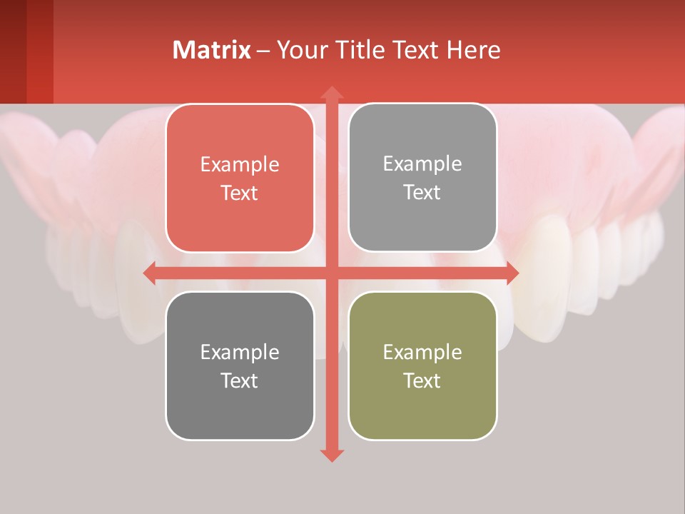 A Close Up Of A Tooth On A Black Background PowerPoint Template