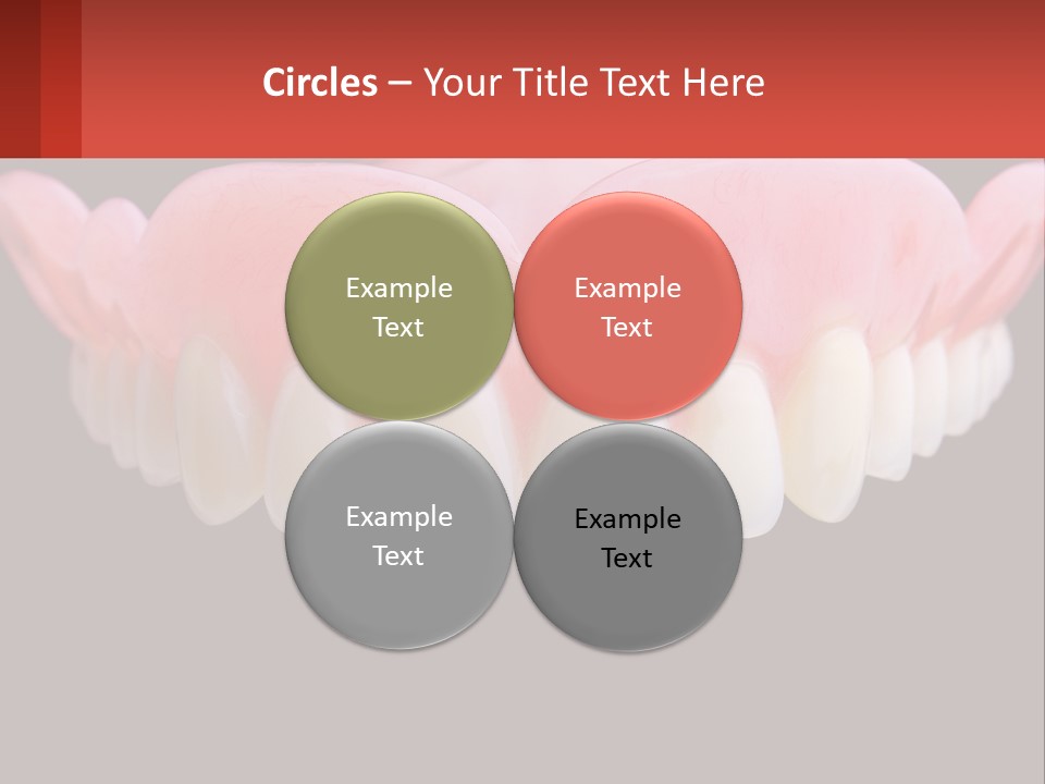 A Close Up Of A Tooth On A Black Background PowerPoint Template