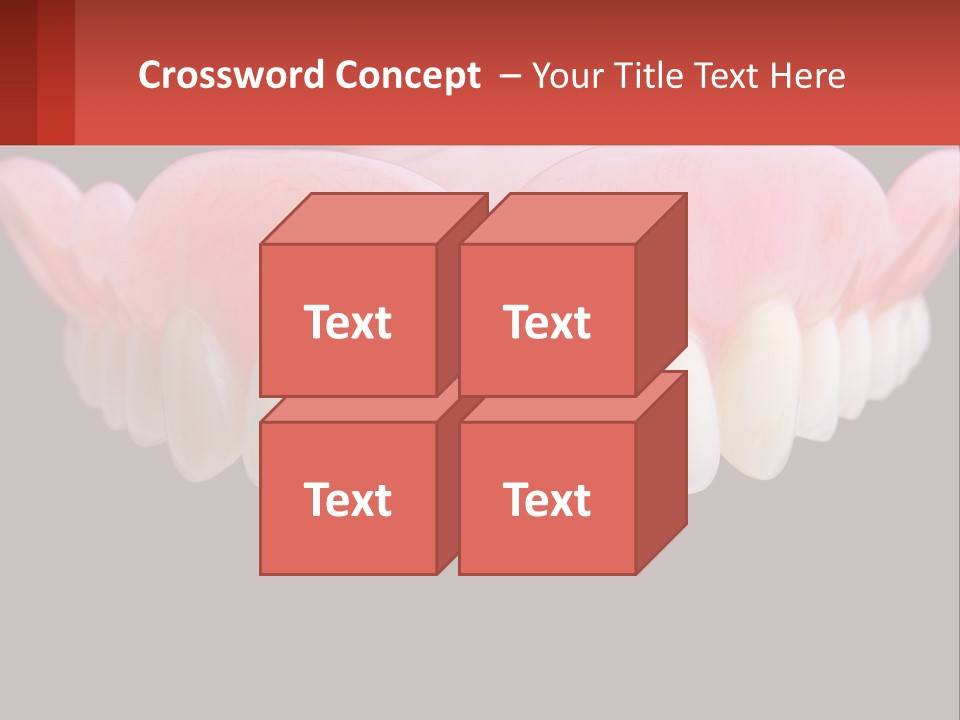 A Close Up Of A Tooth On A Black Background PowerPoint Template