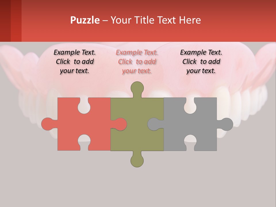 A Close Up Of A Tooth On A Black Background PowerPoint Template