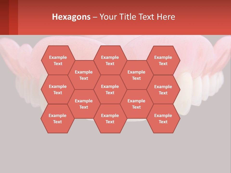 A Close Up Of A Tooth On A Black Background PowerPoint Template