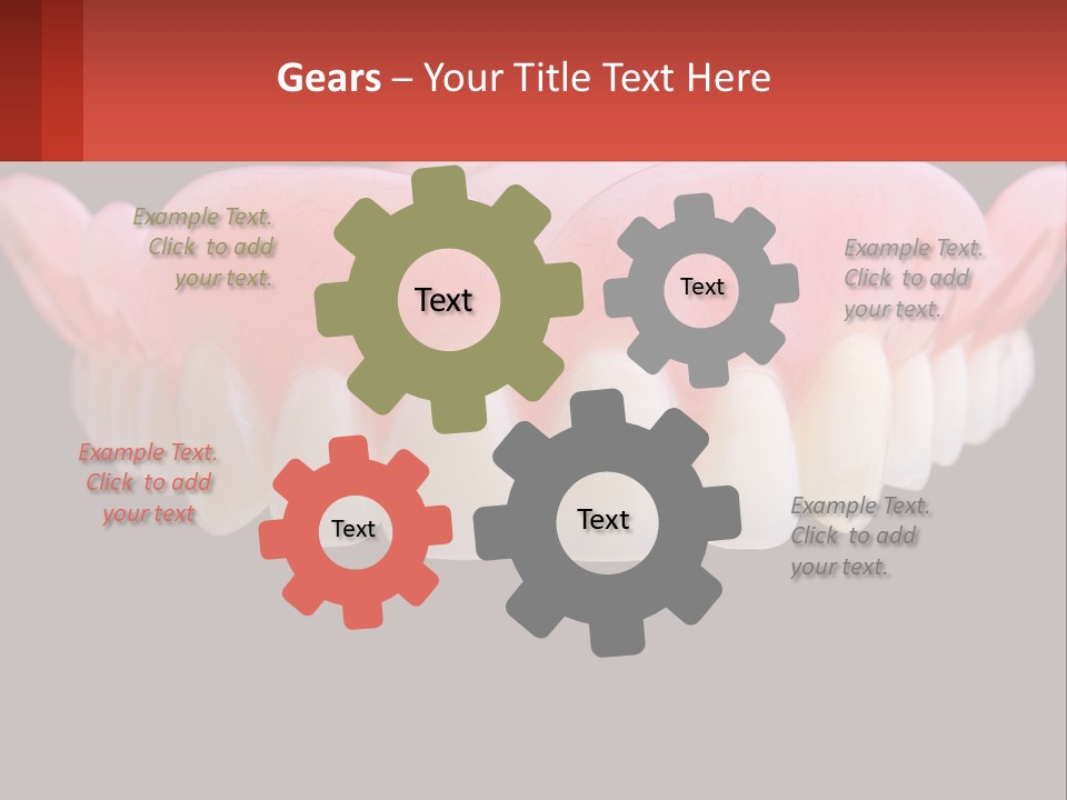 A Close Up Of A Tooth On A Black Background PowerPoint Template