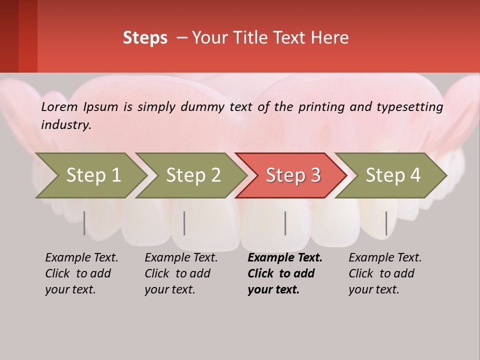 A Close Up Of A Tooth On A Black Background PowerPoint Template