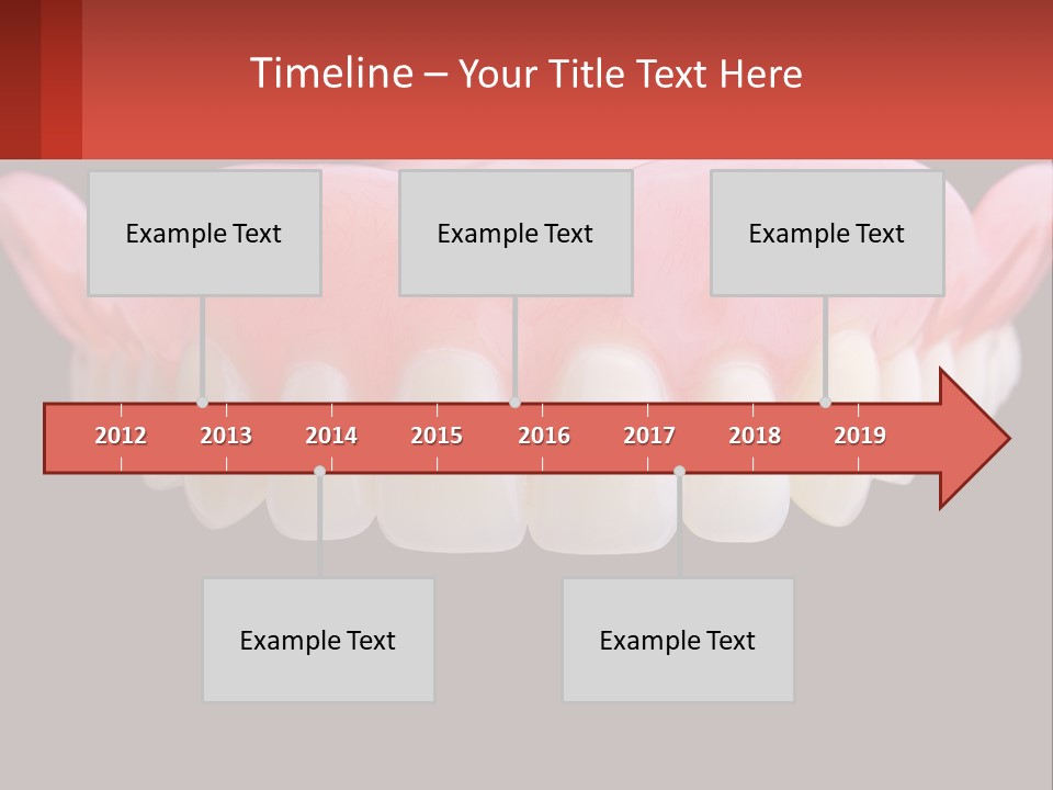 A Close Up Of A Tooth On A Black Background PowerPoint Template