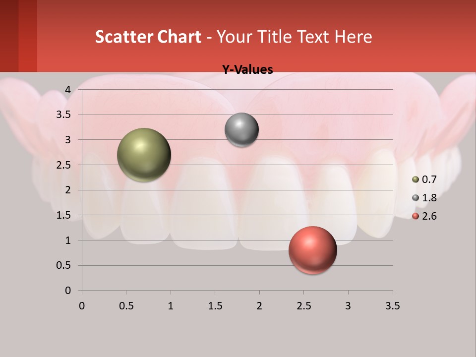 A Close Up Of A Tooth On A Black Background PowerPoint Template