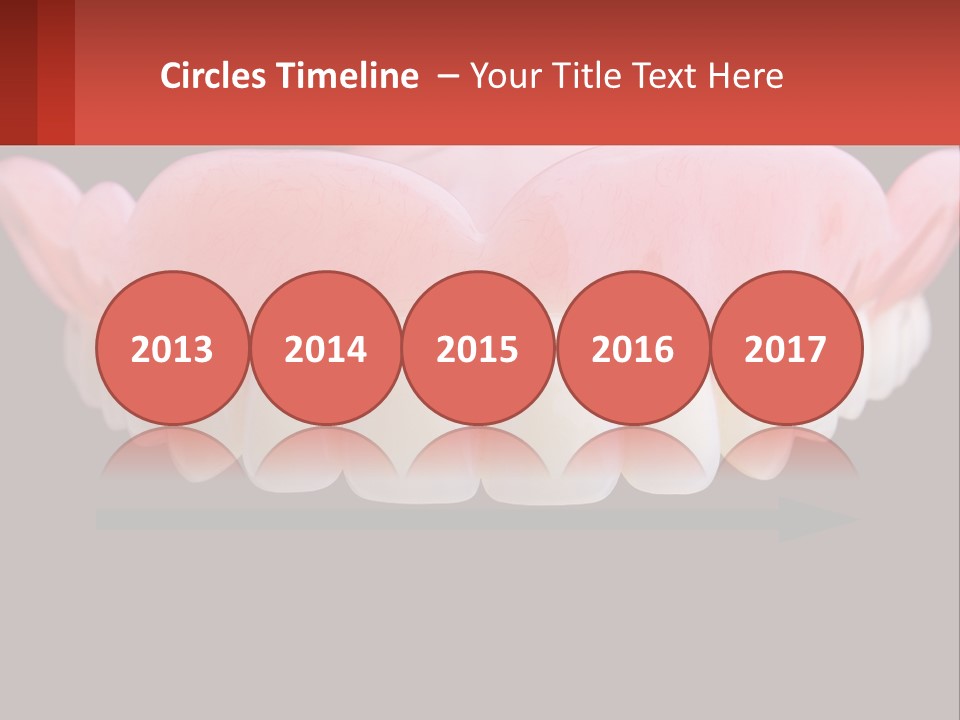 A Close Up Of A Tooth On A Black Background PowerPoint Template