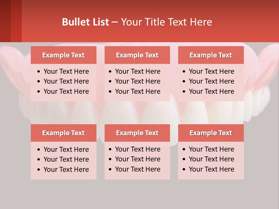 A Close Up Of A Tooth On A Black Background PowerPoint Template