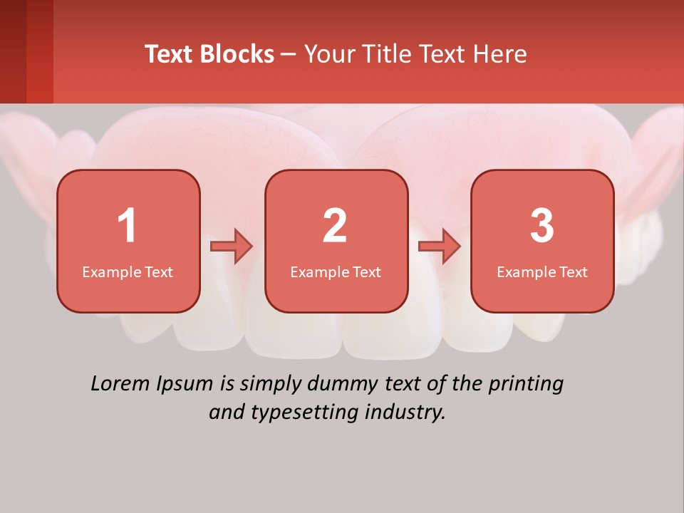 A Close Up Of A Tooth On A Black Background PowerPoint Template