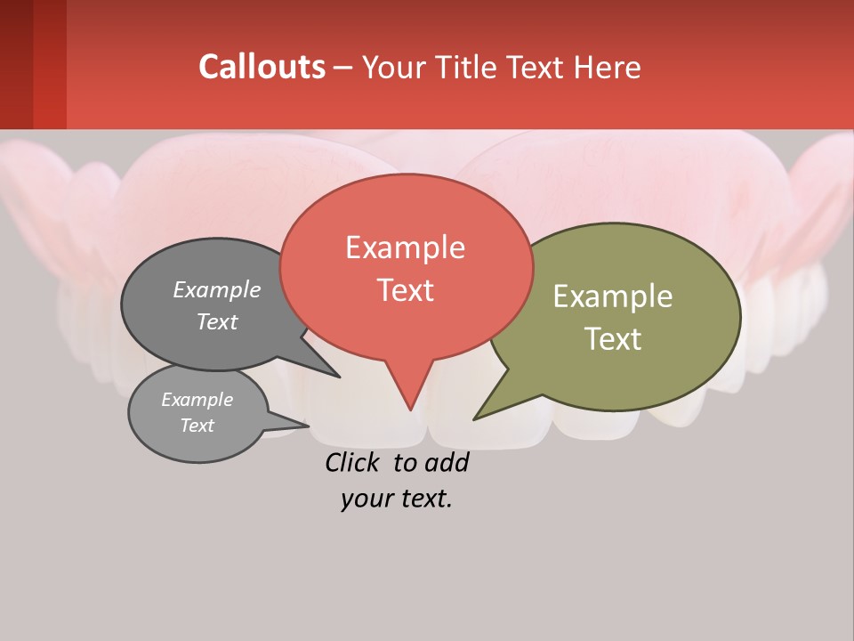 A Close Up Of A Tooth On A Black Background PowerPoint Template