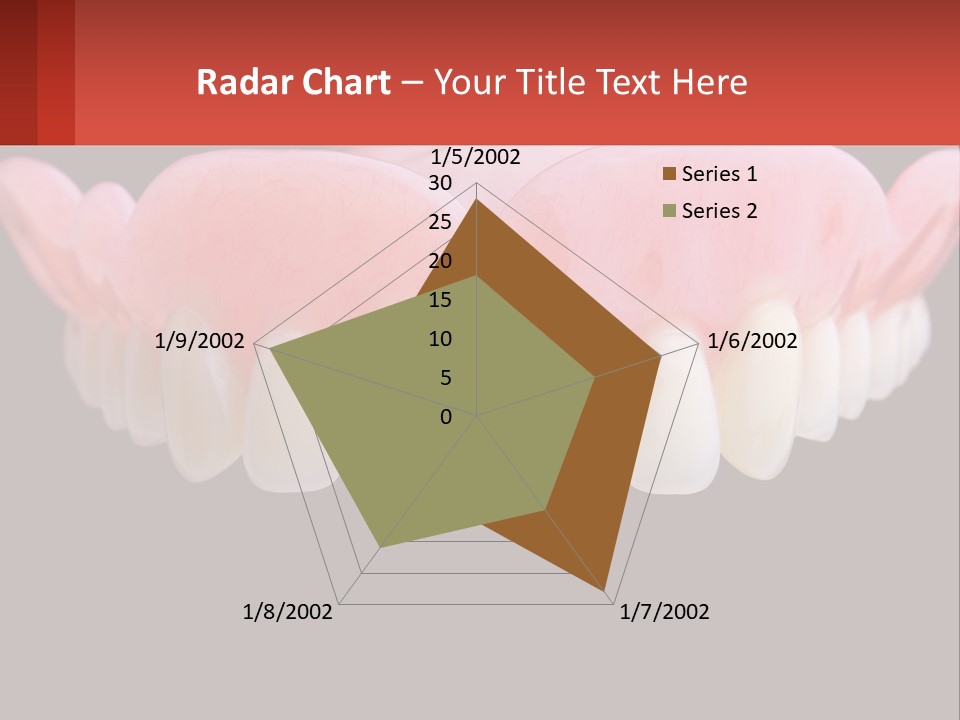 A Close Up Of A Tooth On A Black Background PowerPoint Template