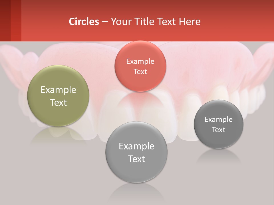 A Close Up Of A Tooth On A Black Background PowerPoint Template