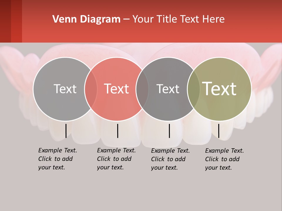 A Close Up Of A Tooth On A Black Background PowerPoint Template