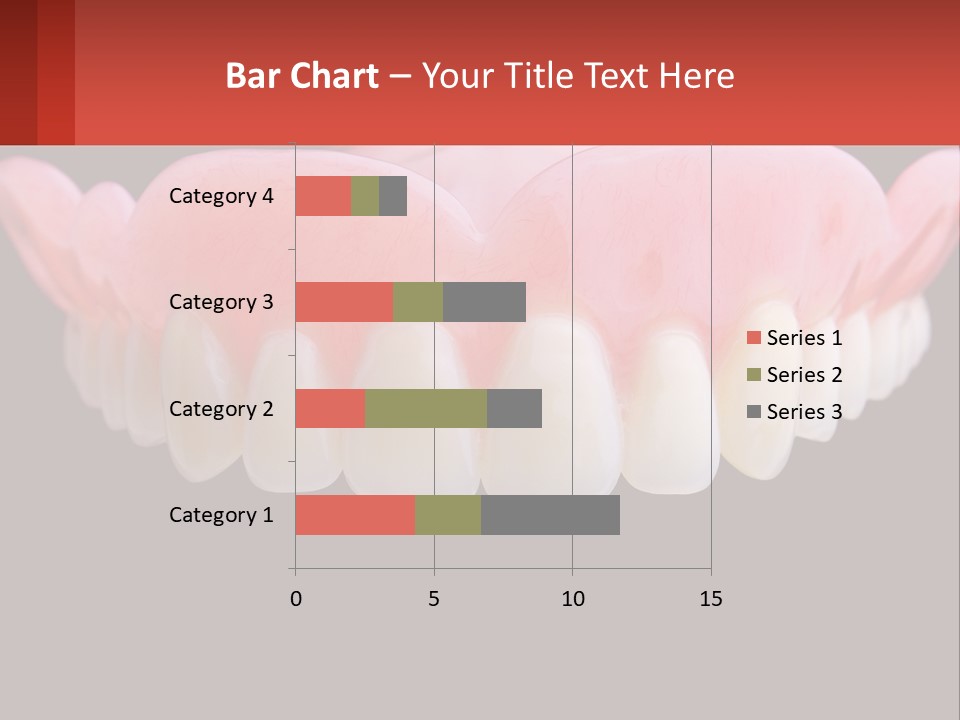 A Close Up Of A Tooth On A Black Background PowerPoint Template