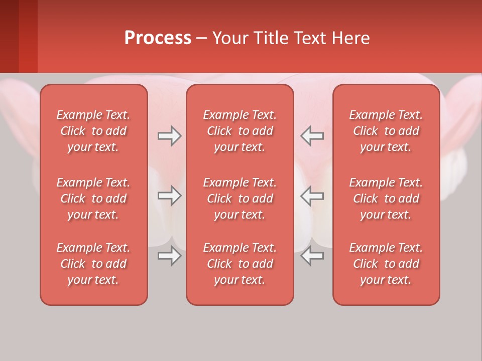 A Close Up Of A Tooth On A Black Background PowerPoint Template