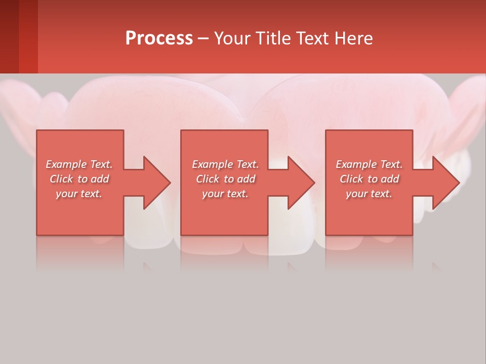 A Close Up Of A Tooth On A Black Background PowerPoint Template