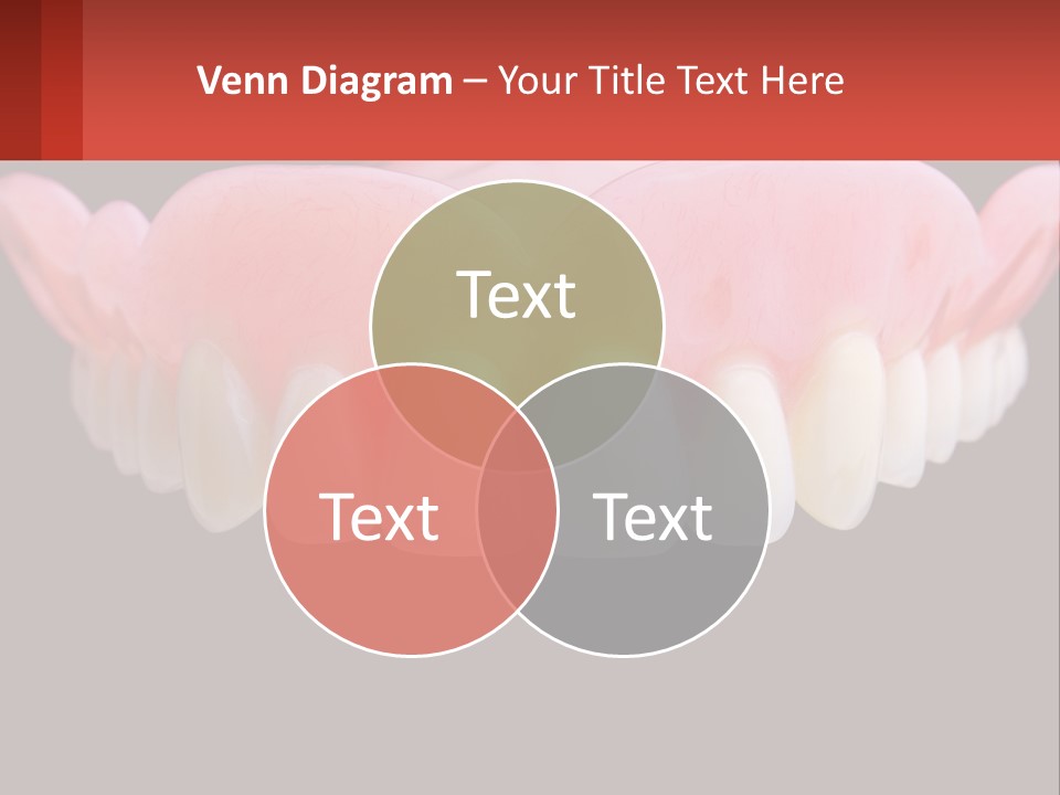 A Close Up Of A Tooth On A Black Background PowerPoint Template