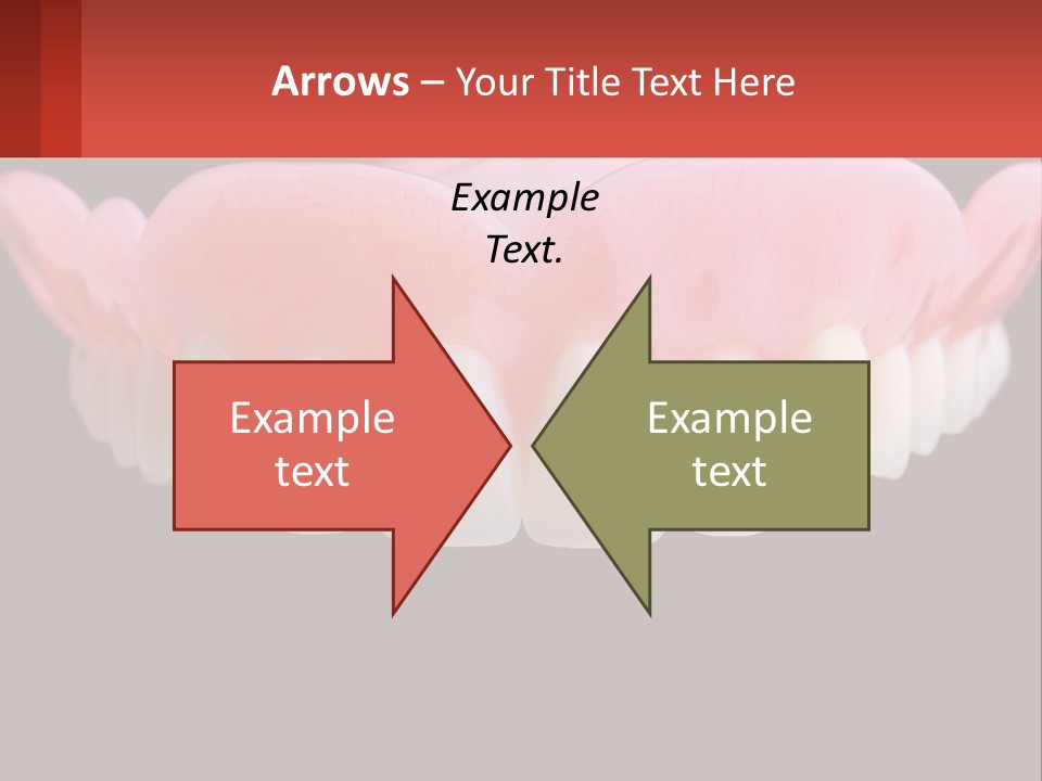 A Close Up Of A Tooth On A Black Background PowerPoint Template