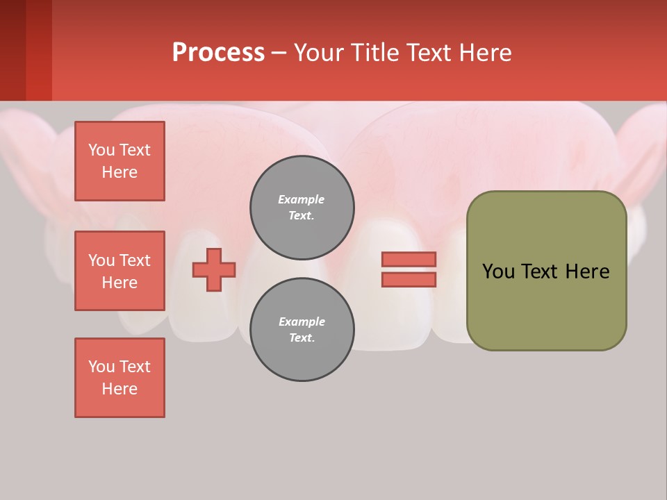 A Close Up Of A Tooth On A Black Background PowerPoint Template