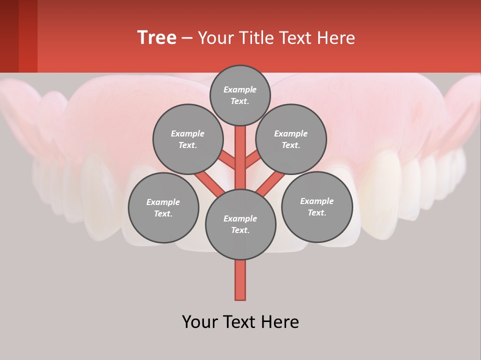 A Close Up Of A Tooth On A Black Background PowerPoint Template