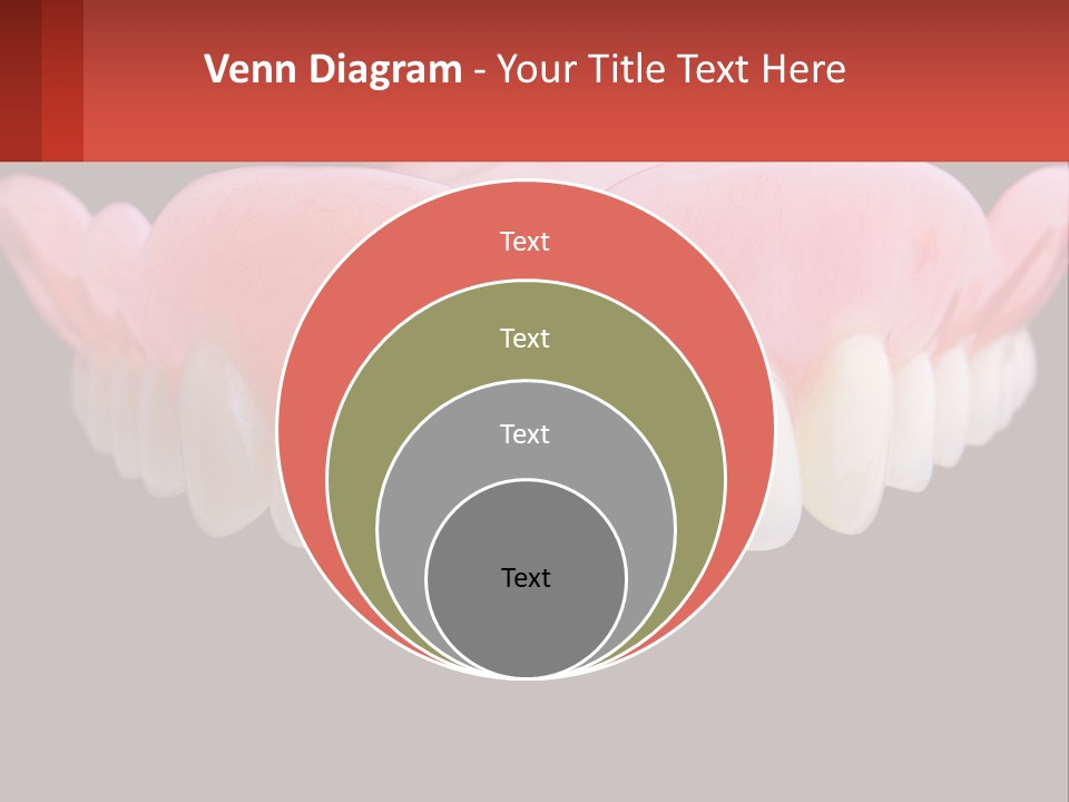 A Close Up Of A Tooth On A Black Background PowerPoint Template