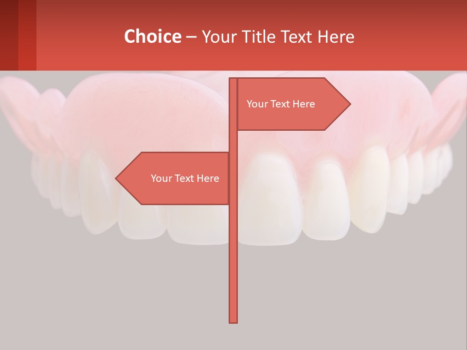 A Close Up Of A Tooth On A Black Background PowerPoint Template