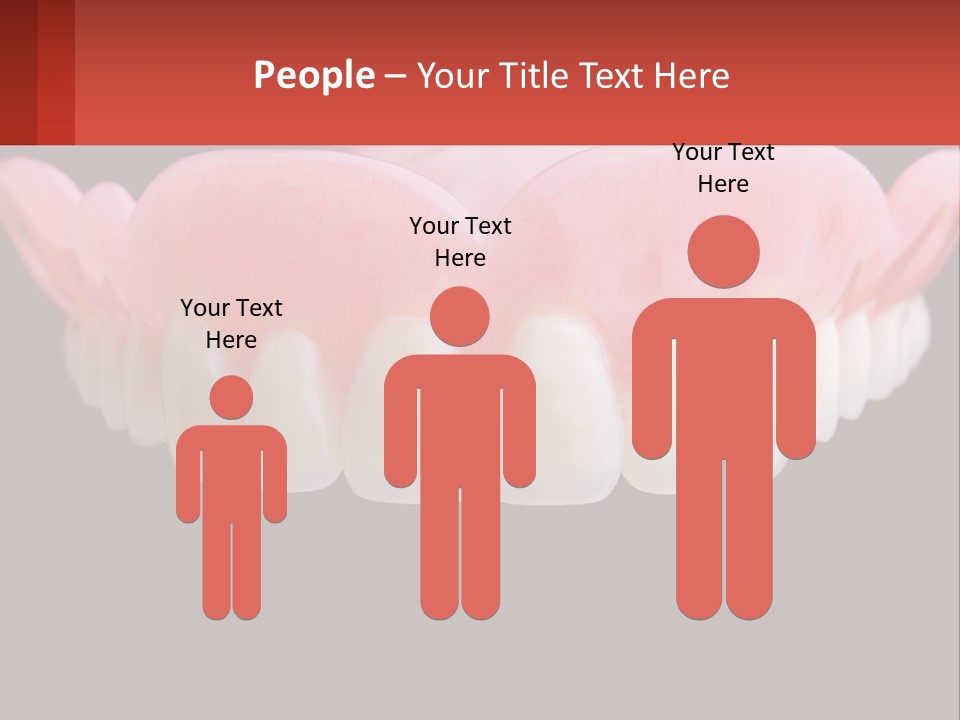 A Close Up Of A Tooth On A Black Background PowerPoint Template