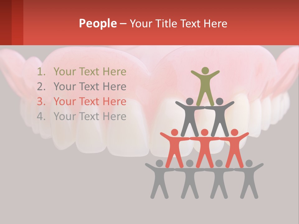 A Close Up Of A Tooth On A Black Background PowerPoint Template