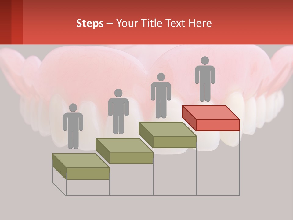 A Close Up Of A Tooth On A Black Background PowerPoint Template