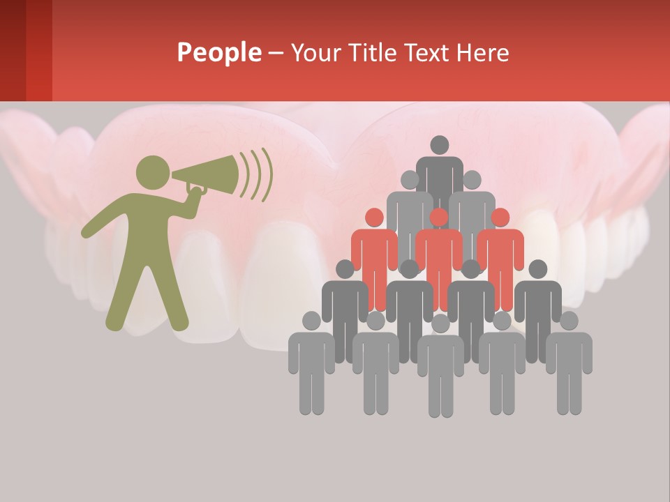 A Close Up Of A Tooth On A Black Background PowerPoint Template