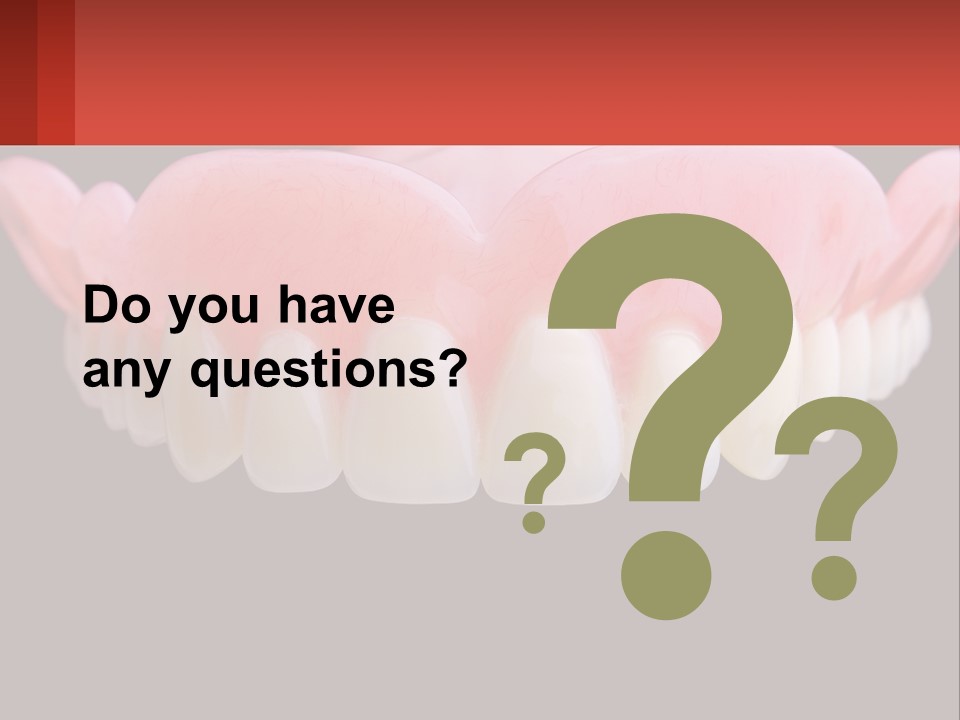 A Close Up Of A Tooth On A Black Background PowerPoint Template