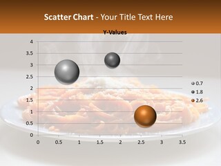 A Plate Of Spaghetti With Smoke Coming Out Of It PowerPoint Template