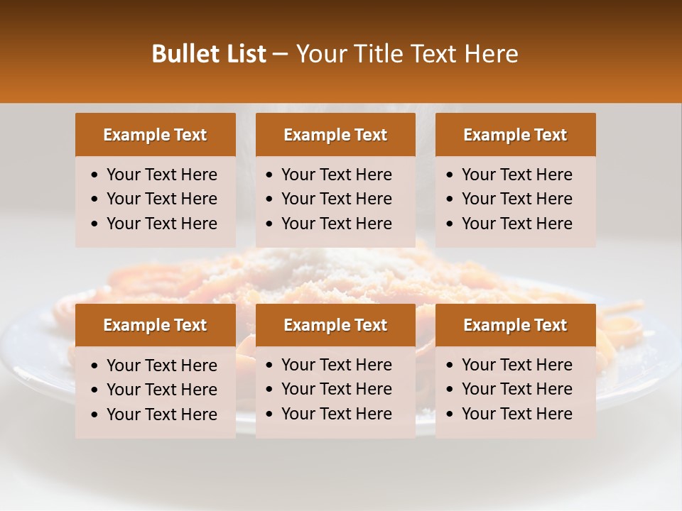 A Plate Of Spaghetti With Smoke Coming Out Of It PowerPoint Template