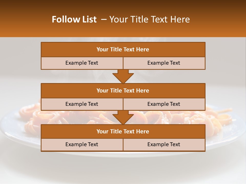 A Plate Of Spaghetti With Smoke Coming Out Of It PowerPoint Template