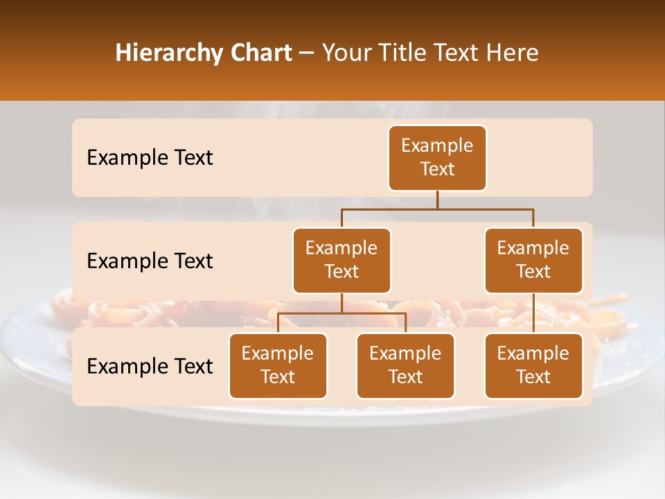 A Plate Of Spaghetti With Smoke Coming Out Of It PowerPoint Template