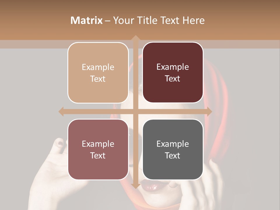 A Woman Wearing Sunglasses And A Red Scarf PowerPoint Template