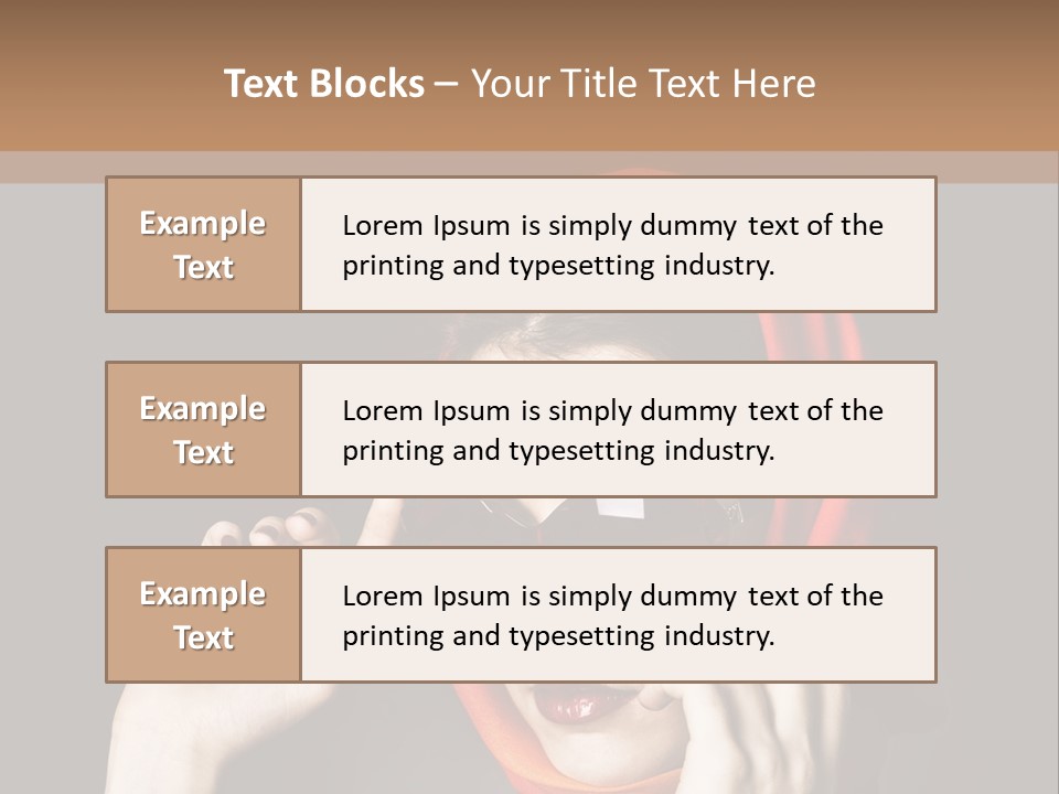 A Woman Wearing Sunglasses And A Red Scarf PowerPoint Template