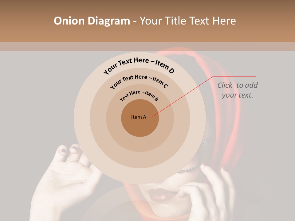 A Woman Wearing Sunglasses And A Red Scarf PowerPoint Template