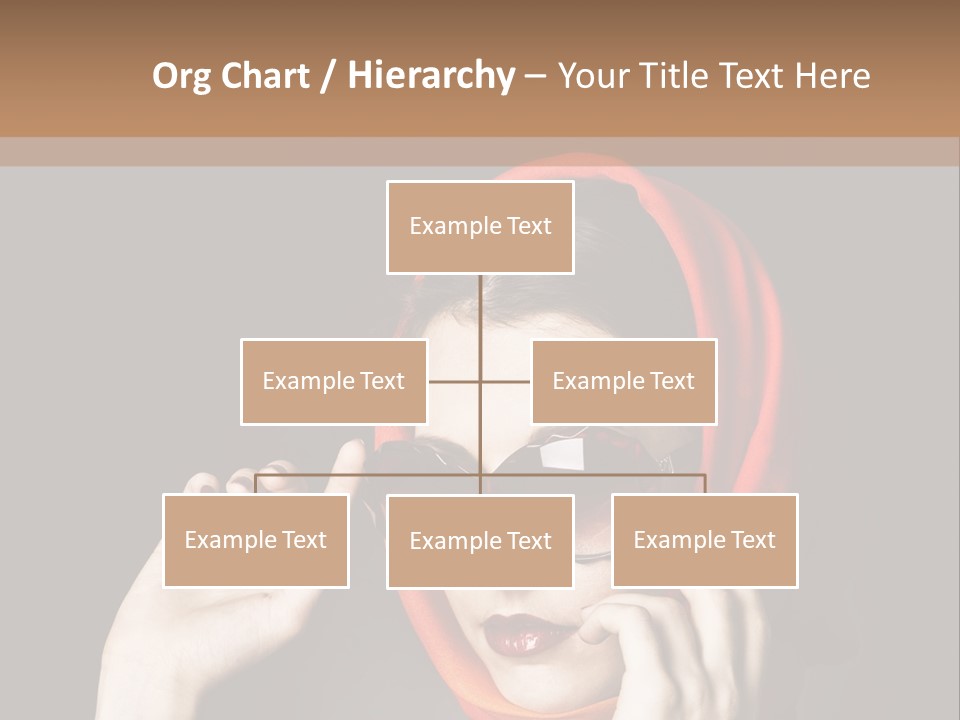 A Woman Wearing Sunglasses And A Red Scarf PowerPoint Template