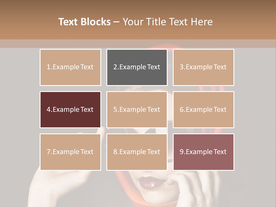 A Woman Wearing Sunglasses And A Red Scarf PowerPoint Template