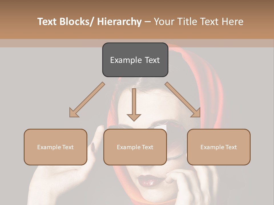 A Woman Wearing Sunglasses And A Red Scarf PowerPoint Template