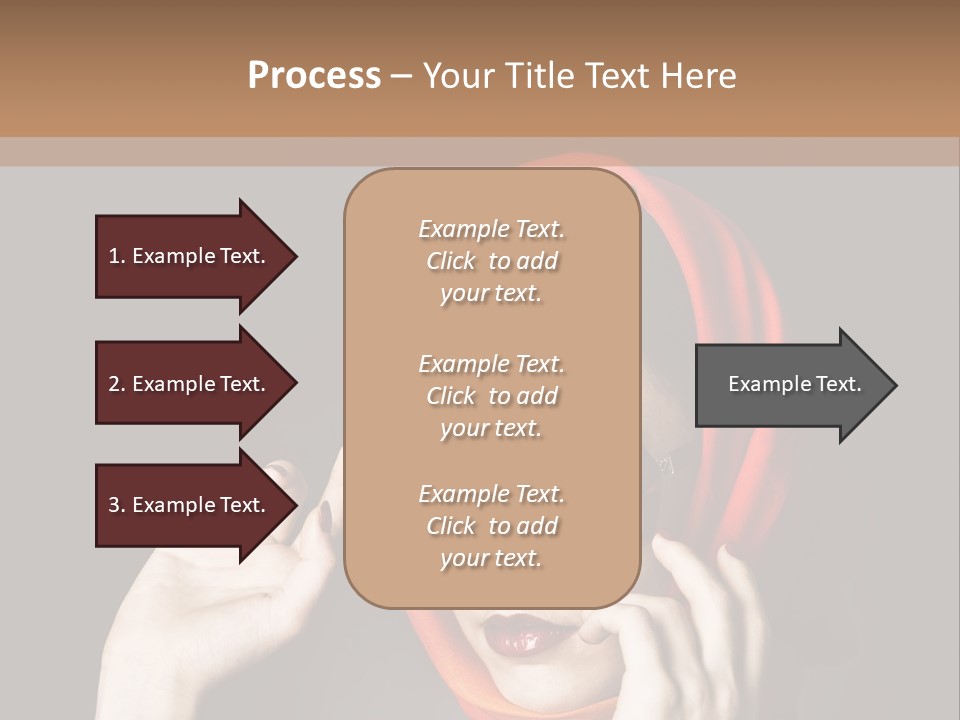 A Woman Wearing Sunglasses And A Red Scarf PowerPoint Template