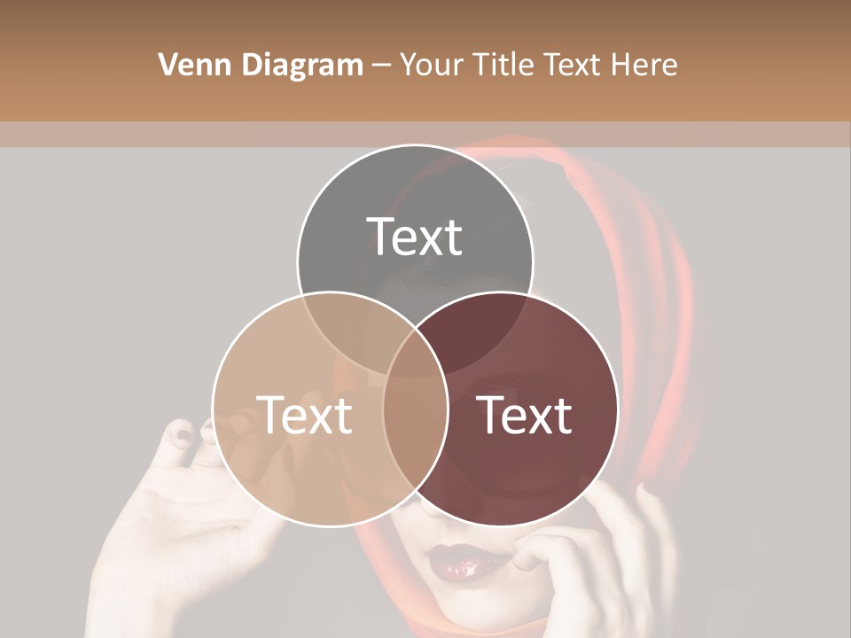 A Woman Wearing Sunglasses And A Red Scarf PowerPoint Template