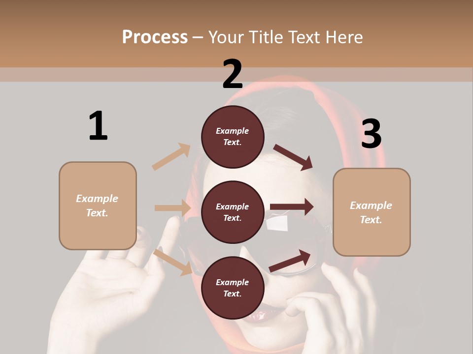 A Woman Wearing Sunglasses And A Red Scarf PowerPoint Template